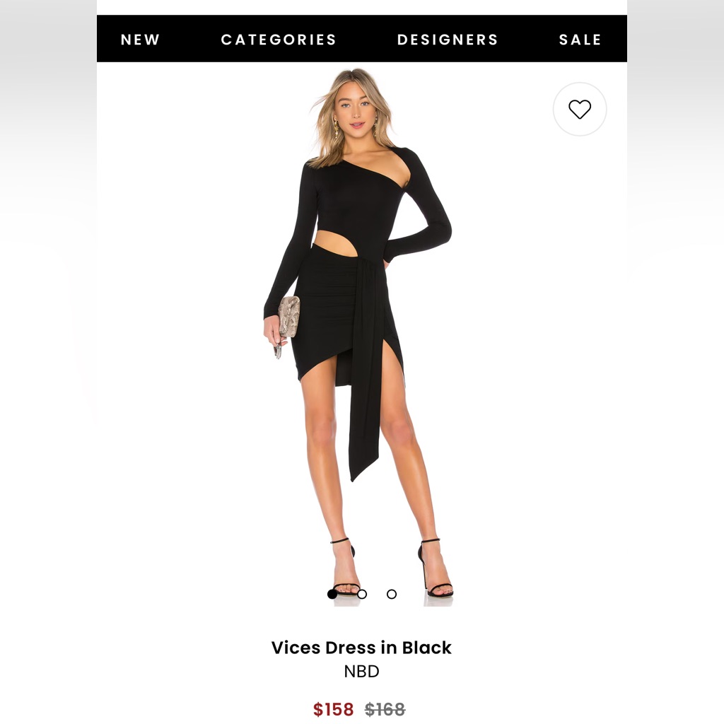 Nbd Black Vices Dress